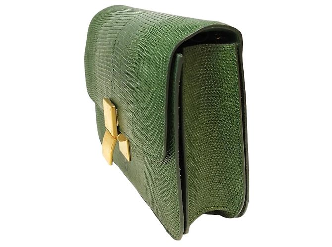 Céline Celine Classic Medium Green Lizard - view 5