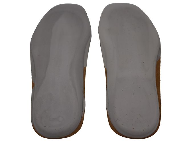 Mocassins Versace La Medusa en daim de veau marron - vue 9