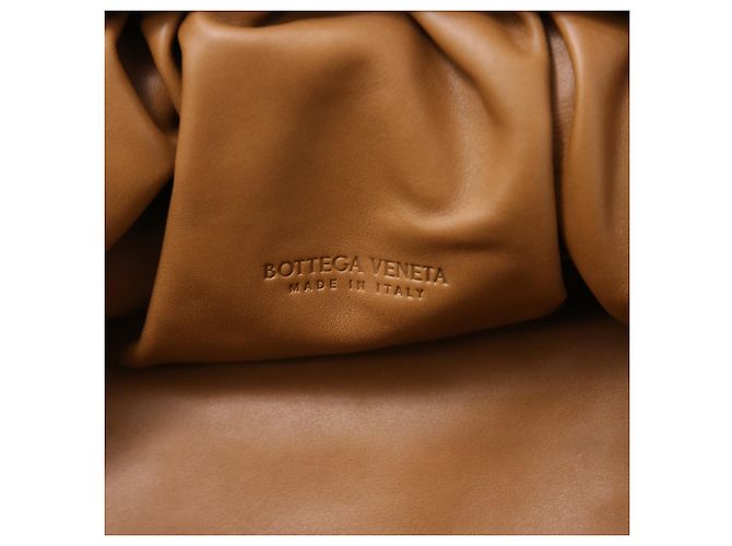 Pochette Bottega Veneta in pelle marrone Rosso - vista 6