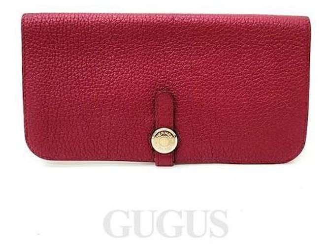 Portafoglio Long Dogon Hermès Rosso - vista 2