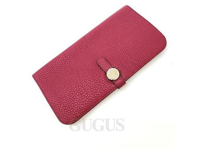 Portafoglio Long Dogon Hermès Rosso - vista 3