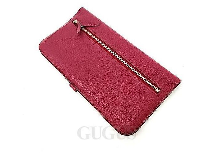 Portafoglio Long Dogon Hermès Rosso - vista 4