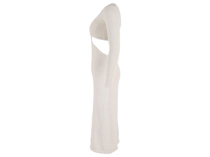 Vestido Maxi Cut-Out Jana de Cult Gaia en Algodón Blanco Crudo - vista 2