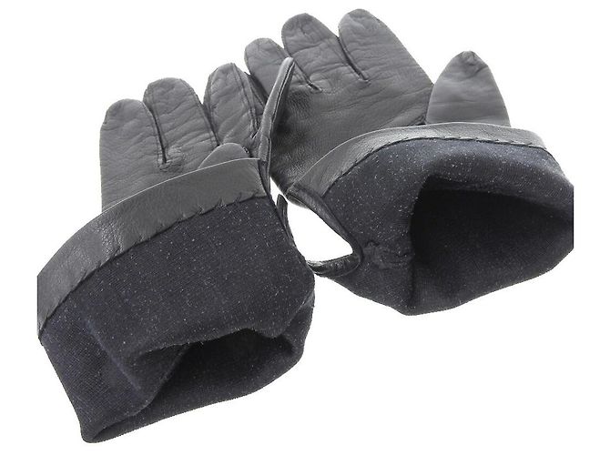 Bally Lederhandschuhe schwarz Größe 7 - Ansicht 5