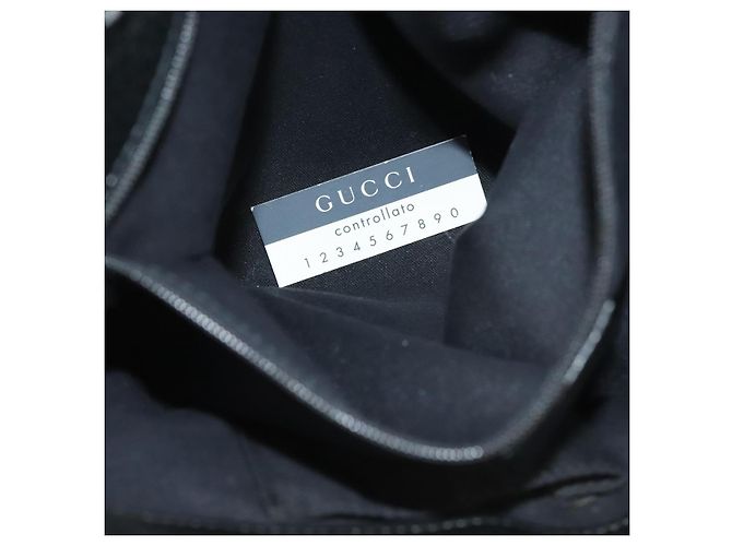 GUCCI GG Canvas Tote Bag Schwarz 120840 Auth BA3441 - Ansicht 11