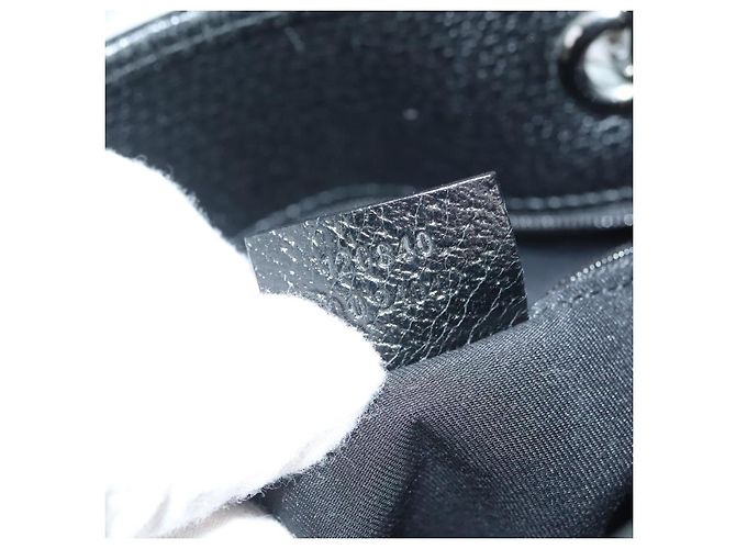 GUCCI GG Canvas Tote Bag Schwarz 120840 Auth BA3441 - Ansicht 12