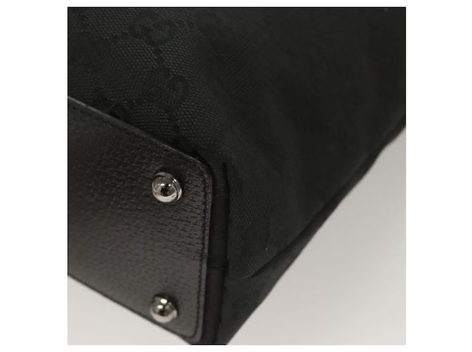 GUCCI GG Canvas Tote Bag Schwarz 120840 Auth BA3441 - Ansicht 16