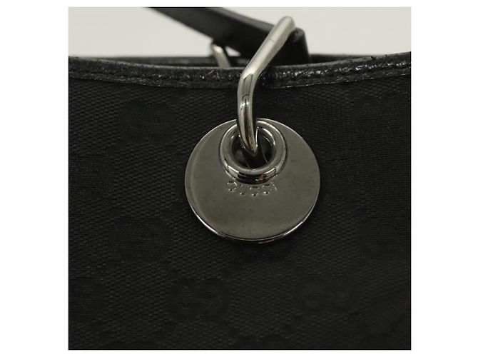GUCCI GG Canvas Tote Bag Schwarz 120840 Auth BA3441 - Ansicht 17