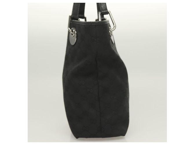 GUCCI GG Canvas Tote Bag Schwarz 120840 Auth BA3441 - Ansicht 4