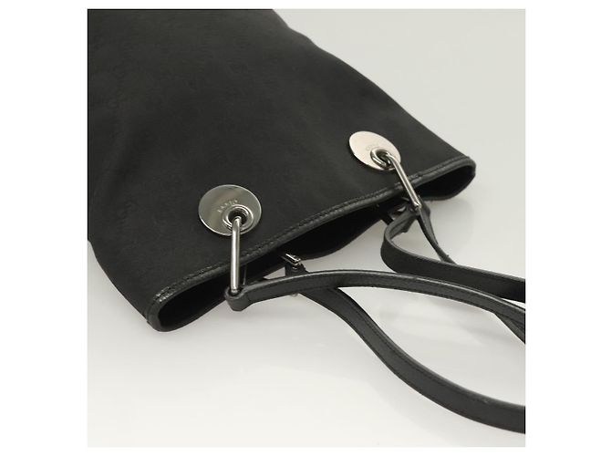GUCCI GG Canvas Tote Bag Schwarz 120840 Auth BA3441 - Ansicht 6