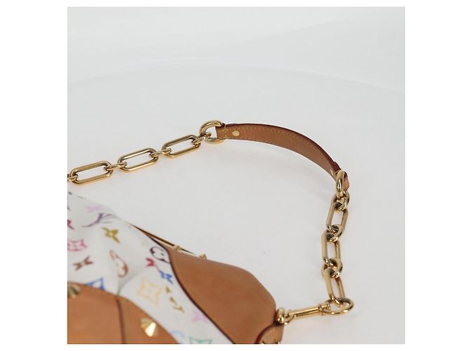 LOUIS VUITTON Monogramm Multicolor Judy MM Tasche 2Way Weiß M40255 LV Auth 127584V - Ansicht 8