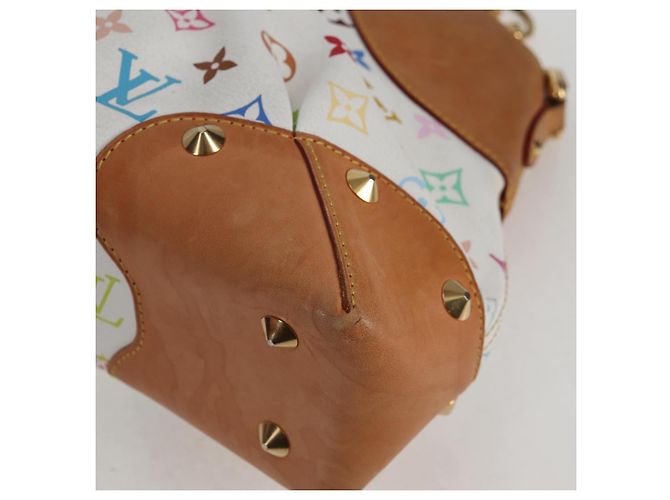 LOUIS VUITTON Monogramm Multicolor Judy MM Tasche 2Way Weiß M40255 LV Auth 127584V - Ansicht 9