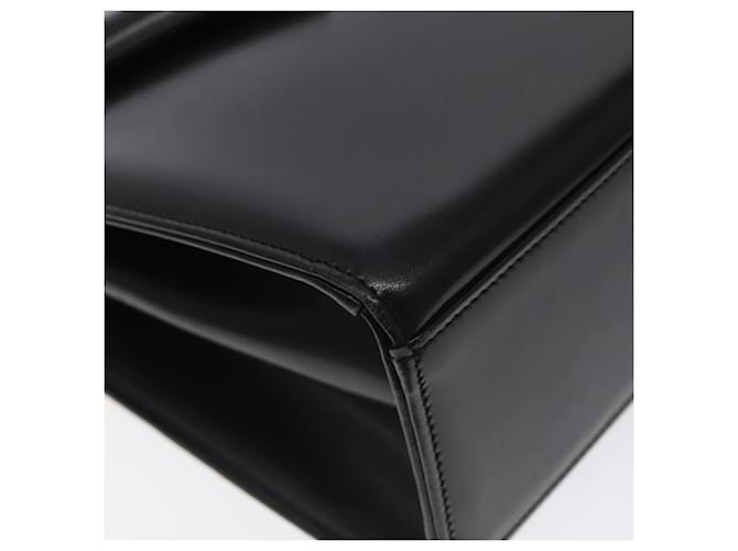 Borsa a mano GIVENCHY in pelle nera argento Auth bs27366 Nero - vista 14