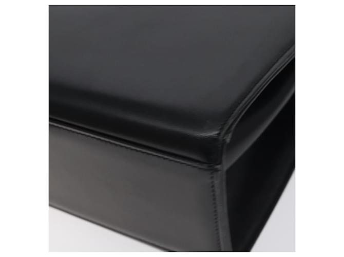 Borsa a mano GIVENCHY in pelle nera argento Auth bs27366 Nero - vista 15