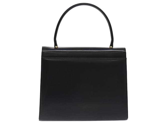 Borsa a mano GIVENCHY in pelle nera argento Auth bs27366 Nero - vista 2