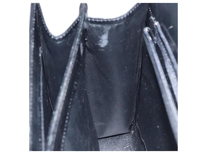 Borsa a mano GIVENCHY in pelle nera argento Auth bs27366 Nero - vista 20