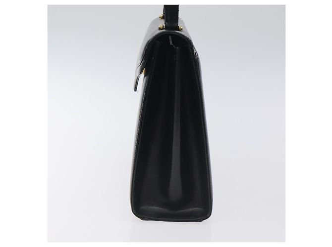 Borsa a mano GIVENCHY in pelle nera argento Auth bs27366 Nero - vista 3