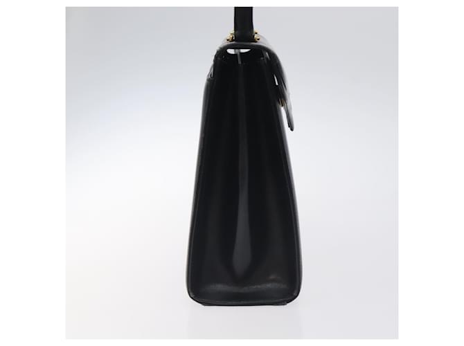 Borsa a mano GIVENCHY in pelle nera argento Auth bs27366 Nero - vista 4