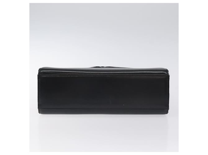 Borsa a mano GIVENCHY in pelle nera argento Auth bs27366 Nero - vista 5