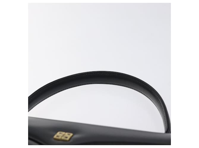 Borsa a mano GIVENCHY in pelle nera argento Auth bs27366 Nero - vista 8