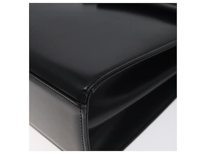 Borsa a mano GIVENCHY in pelle nera argento Auth bs27366 Nero - vista 9