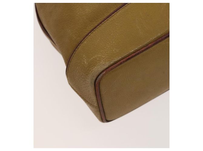 Céline CELINE C Sulky Cartier Burberry Nova Check Bolsa de Couro 3Set Bege Auth BA2174 Marrom - vista 14