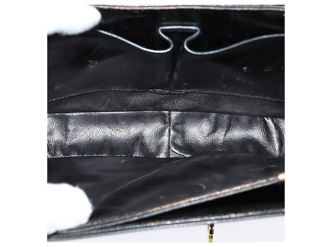 Céline CELINE Borsa a Spalla Sulky in Pelle Nera e Oro Auth 130625 Nero D'oro - vista 12