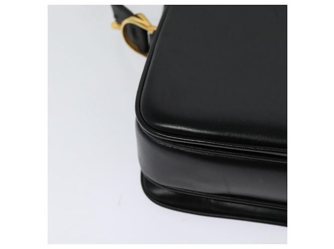 Céline CELINE Borsa a Spalla Sulky in Pelle Nera e Oro Auth 130625 Nero D'oro - vista 16