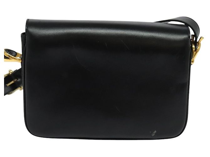 Céline CELINE Borsa a Spalla Sulky in Pelle Nera e Oro Auth 130625 Nero D'oro - vista 2