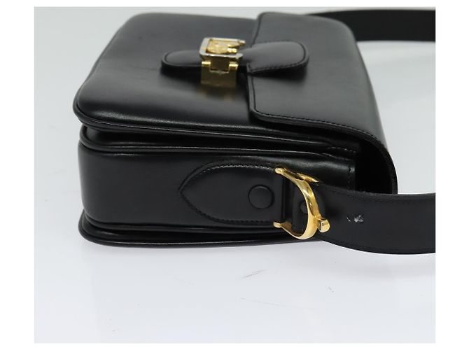 Céline CELINE Borsa a Spalla Sulky in Pelle Nera e Oro Auth 130625 Nero D'oro - vista 4