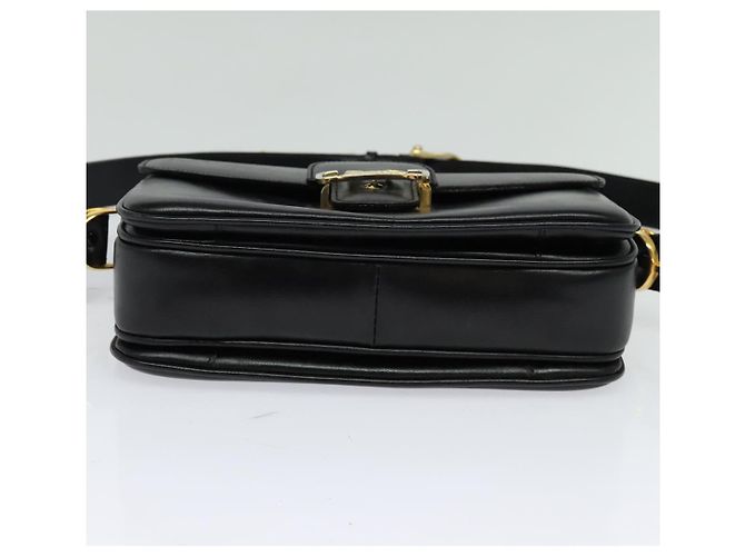 Céline CELINE Borsa a Spalla Sulky in Pelle Nera e Oro Auth 130625 Nero D'oro - vista 5
