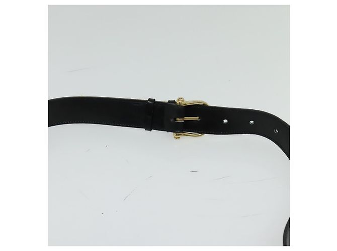 Céline CELINE Borsa a Spalla Sulky in Pelle Nera e Oro Auth 130625 Nero D'oro - vista 8