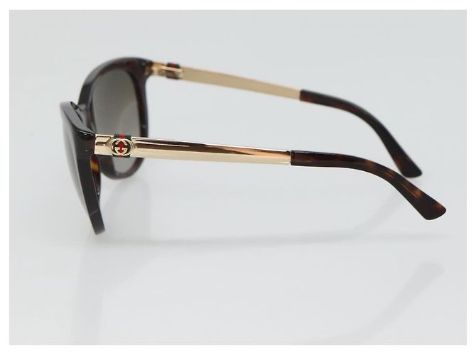 Gafas de sol GUCCI metal marrón Auth BA3302 Castaño - vista 5