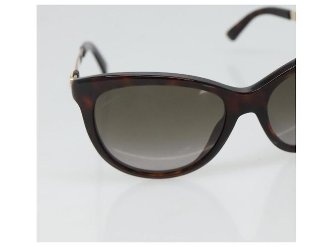 Gafas de sol GUCCI metal marrón Auth BA3302 Castaño - vista 6