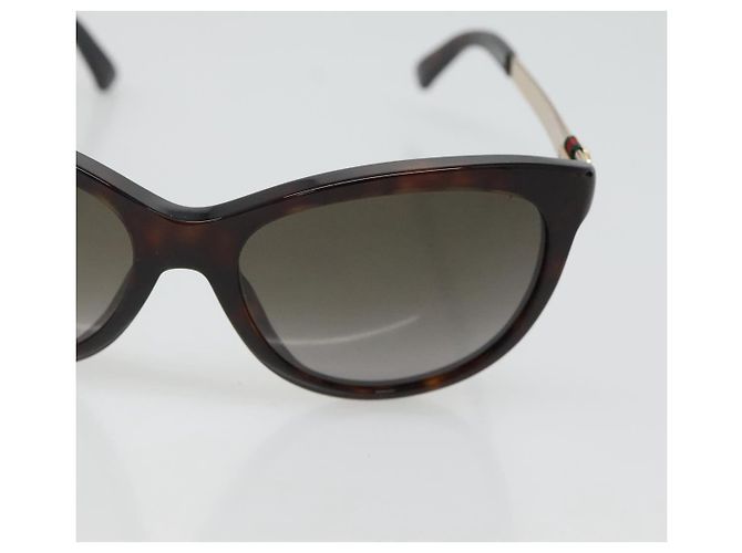 Gafas de sol GUCCI metal marrón Auth BA3302 Castaño - vista 7