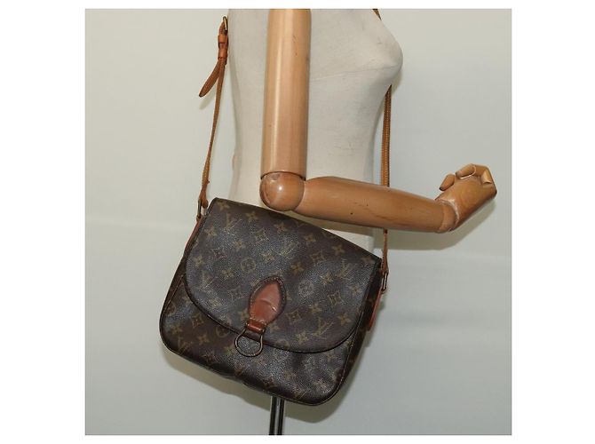 LOUIS VUITTON Monogram Saint Cloud GM Borsa a Spalla M51242 LV Auth BA3492 Monogramma - vista 24