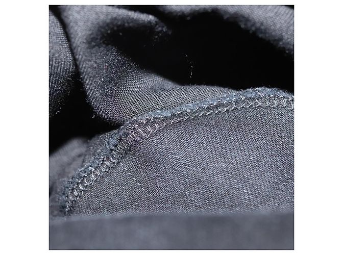 Camiseta de algodón negra LANVIN Auth ym010M Negro - vista 18