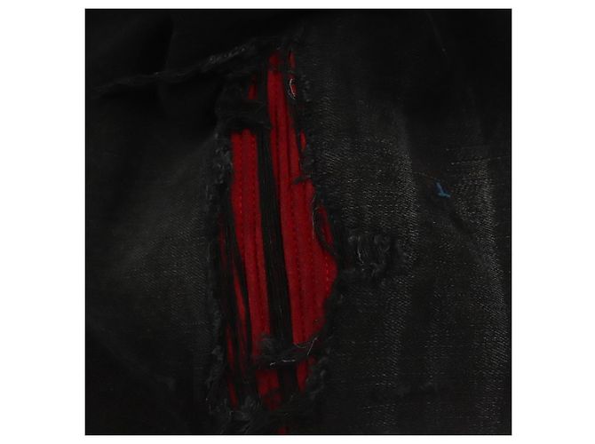 Camiseta de algodón negra LANVIN Auth ym010M Negro - vista 19