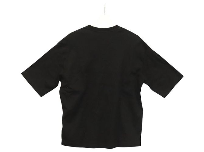 Camiseta de algodón negra LANVIN Auth ym010M Negro - vista 2