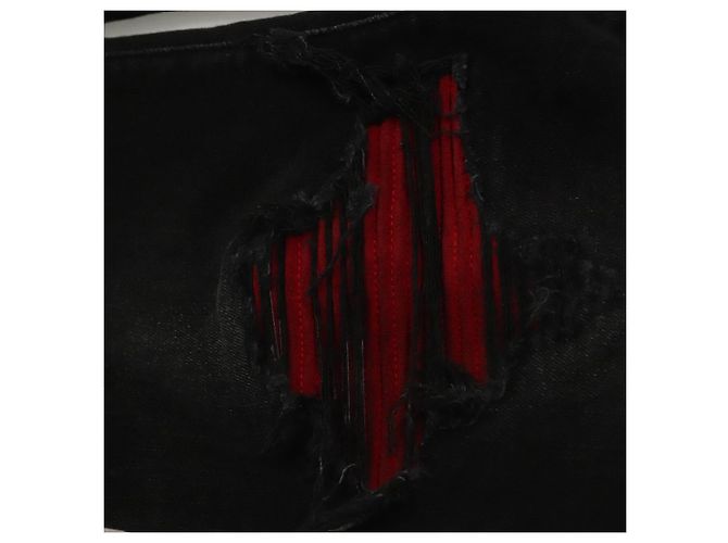 Camiseta de algodón negra LANVIN Auth ym010M Negro - vista 20
