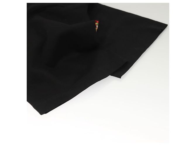 Camiseta de algodón negra LANVIN Auth ym010M Negro - vista 7