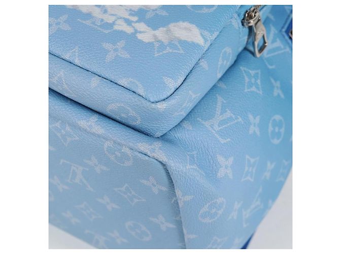 LOUIS VUITTON Zaino Clouds Multi Pocket Blu M45441 LV Auth 126591SM - vista 18