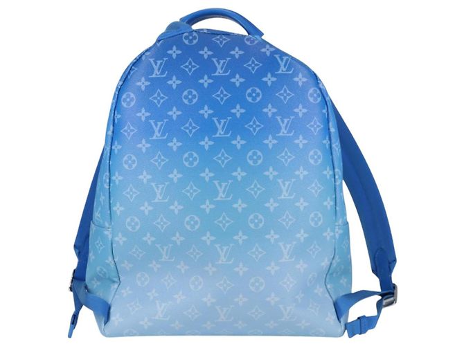 LOUIS VUITTON Zaino Clouds Multi Pocket Blu M45441 LV Auth 126591SM - vista 2