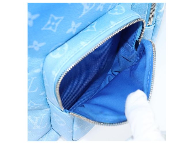 LOUIS VUITTON Zaino Clouds Multi Pocket Blu M45441 LV Auth 126591SM - vista 22