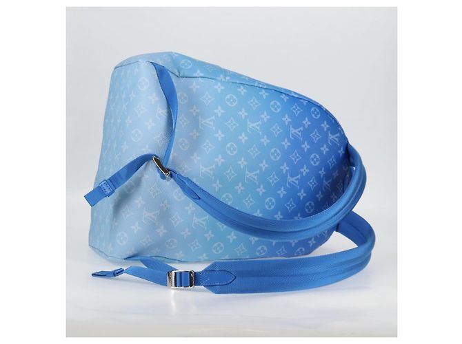 LOUIS VUITTON Zaino Clouds Multi Pocket Blu M45441 LV Auth 126591SM - vista 8