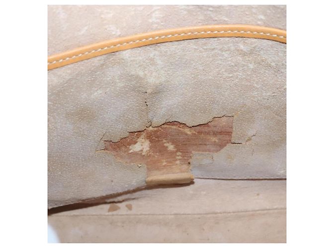 Gucci Borsa a mano Micro GG Supreme in PVC beige e oro 000 39 0030 Auth BA3431 D'oro - vista 11