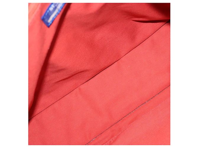 Burberry Blue Label Tragetasche aus rotem Canvas mit silberner Authentizität bs27161 - Ansicht 12