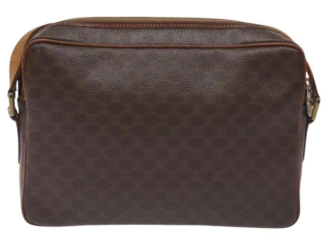 Céline Borsa a spalla in tela Macadam CELINE in pelle PVC marrone oro Auth bs27307 D'oro - vista 2