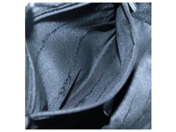 Borsa a mano Salvatore Ferragamo in nylon e pelle nera argento autentica bs27088 Nero - vista 20