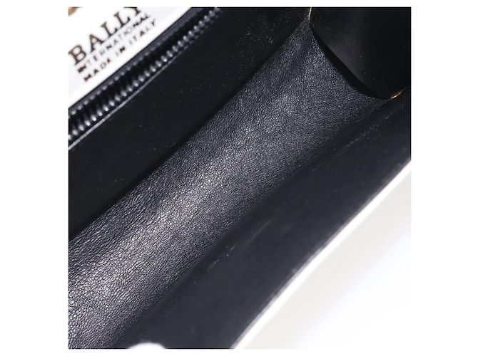 BALLY Borsa a Spalla con Catena in Pelle Verniciata Giallo Oro Auth ti3256 D'oro - vista 11